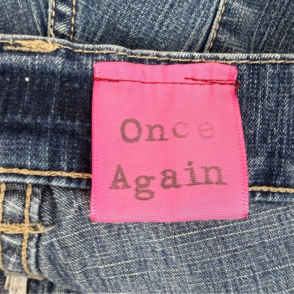 Once again fairy skirt Y2K red Asymmetrical Denim Waist Burgundy Tulle Skirt - Picture 10 of 12